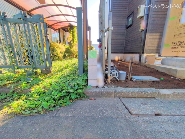 東京都立川市一番町６丁目の新築戸建て外構写真 2025年9月7日撮影