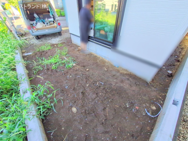 東京都立川市一番町６丁目の新築戸建て外構写真 2025年9月7日撮影