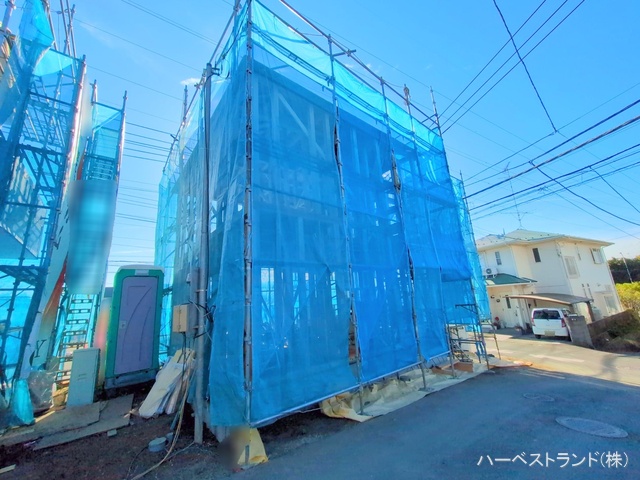 神奈川県相模原市中央区青葉2丁目の新築戸建て上棟写真 2025年12月9日撮影