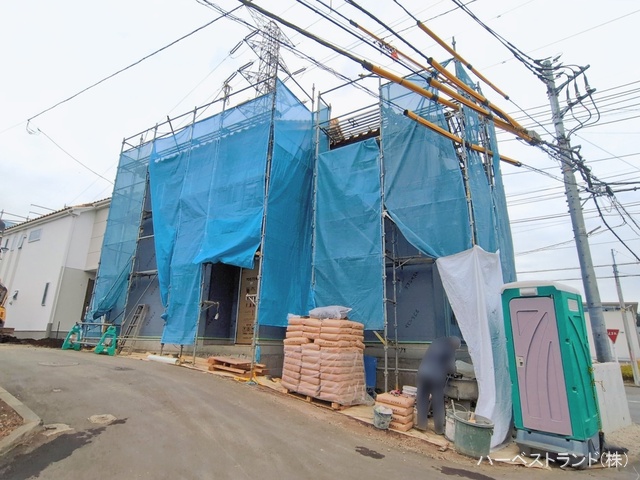 神奈川県相模原市中央区青葉2丁目の新築戸建てシート写真 2026年1月27日撮影