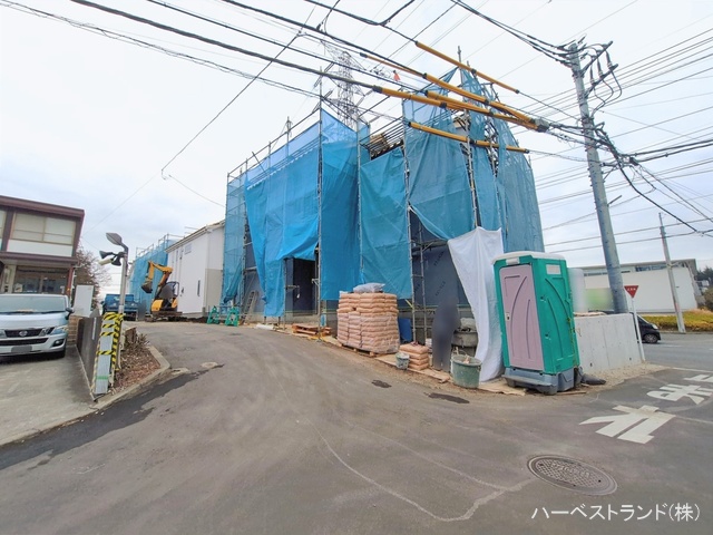 神奈川県相模原市中央区青葉2丁目の新築戸建てシート写真 2026年1月27日撮影