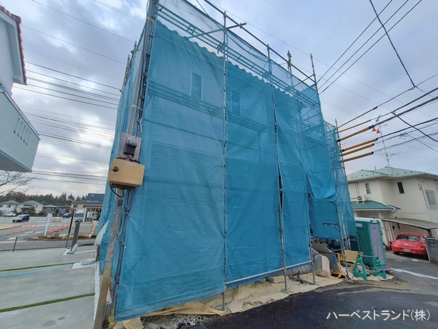 神奈川県相模原市中央区青葉2丁目の新築戸建てシート写真 2026年2月23日撮影