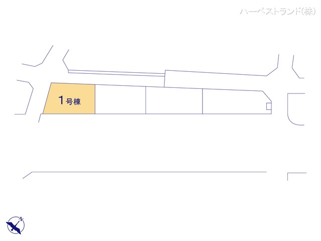 神奈川県相模原市中央区青葉２丁目の新築戸建て全体区画図 ※図面と異なる場合は現況を優先