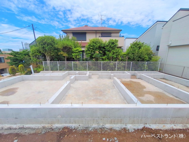 神奈川県横浜市港北区篠原北１丁目の新築戸建て基礎写真 2025年6月3日撮影