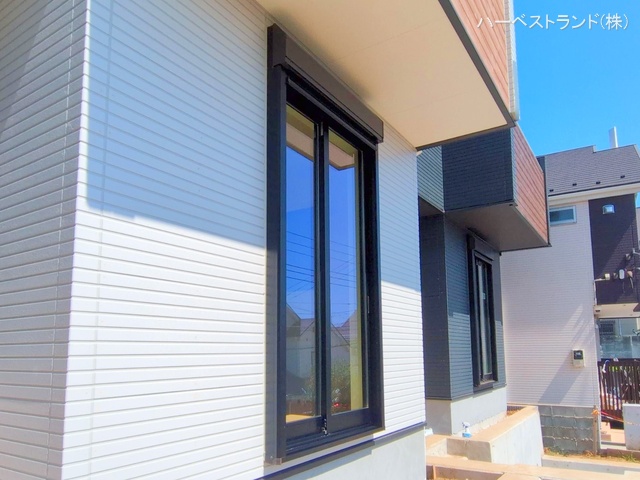 神奈川県横浜市港北区篠原北１丁目の新築戸建て外構写真 2025年7月23日撮影