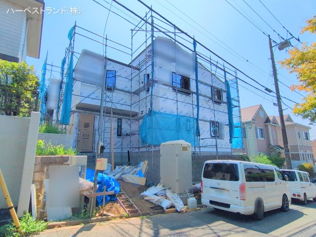 神奈川県横浜市都筑区荏田南３丁目の新築戸建てシート写真 2025年8月25日撮影