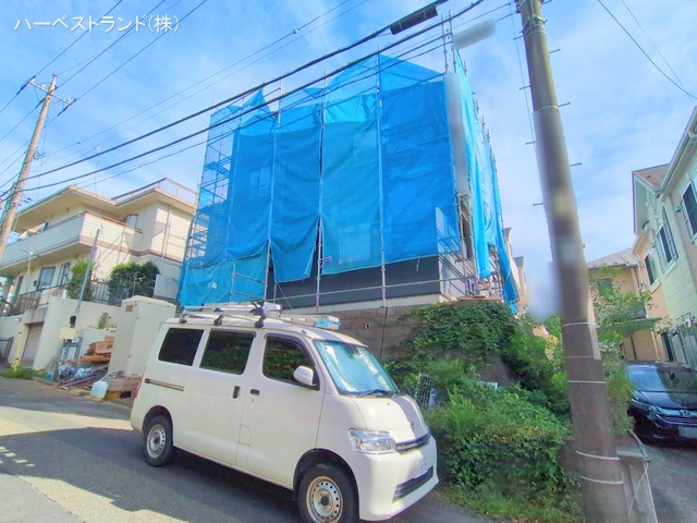 神奈川県横浜市都筑区荏田南３丁目の新築戸建てシート写真 2025年9月24日撮影