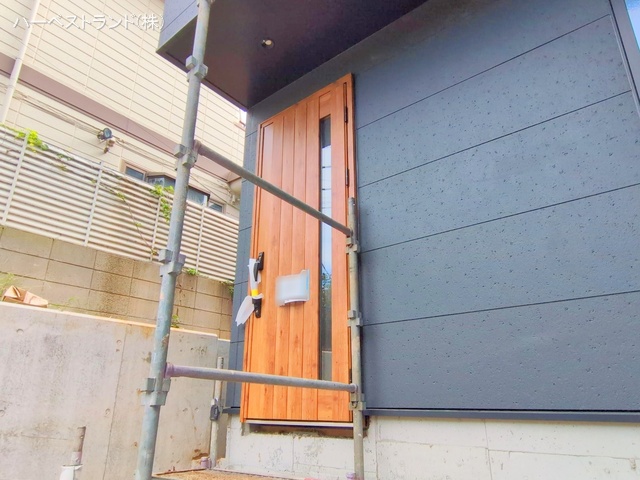 神奈川県横浜市都筑区荏田南３丁目の新築戸建て外構写真 2025年10月22日撮影