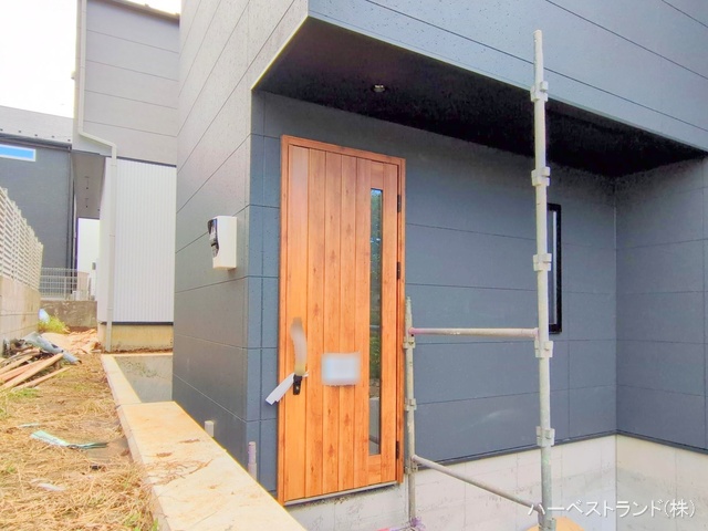 神奈川県横浜市都筑区荏田南３丁目の新築戸建て外構写真 2025年10月22日撮影