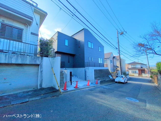 神奈川県横浜市都筑区荏田南３丁目の新築戸建て外構写真 2025年12月17日撮影