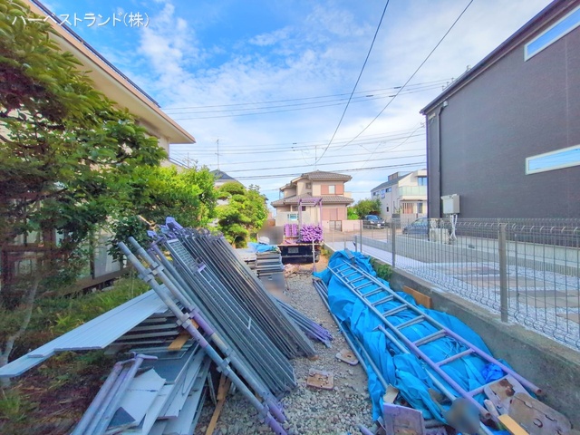 神奈川県横浜市都筑区荏田南３丁目の新築戸建て外構写真 2025年9月24日撮影