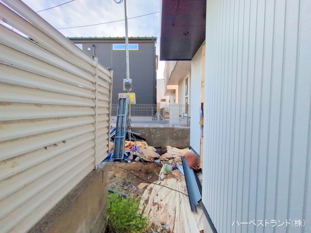 神奈川県横浜市都筑区荏田南３丁目の新築戸建て外構写真 2025年9月24日撮影
