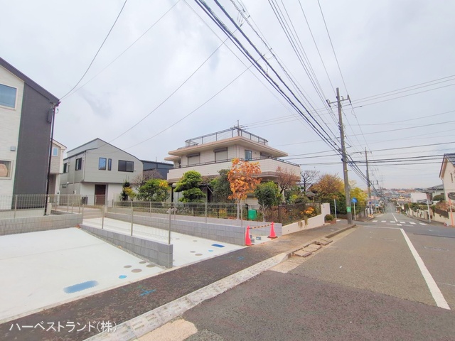 神奈川県横浜市都筑区荏田南３丁目の新築戸建て外構写真 2025年11月24日撮影