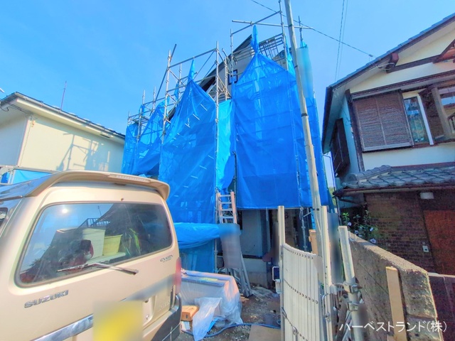 東京都町田市相原町の新築戸建てシート写真 2025年8月20日撮影