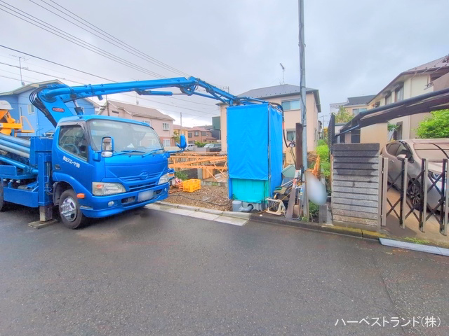 神奈川県相模原市南区南台４丁目の新築戸建て基礎写真 2025年7月15日撮影