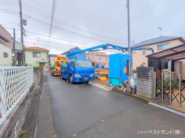 神奈川県相模原市南区南台４丁目の新築戸建て基礎写真 2025年7月15日撮影