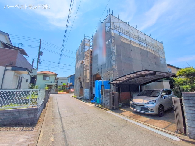 神奈川県相模原市南区南台４丁目の新築戸建て上棟写真 2025年8月19日撮影