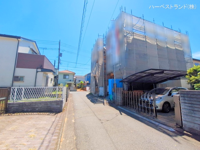 神奈川県相模原市南区南台４丁目の新築戸建て上棟写真 2025年9月1日撮影
