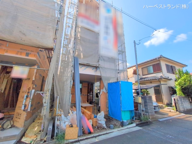 神奈川県相模原市南区南台４丁目の新築戸建てシート写真 2025年9月15日撮影