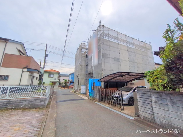 神奈川県相模原市南区南台４丁目の新築戸建てシート写真 2025年10月2日撮影