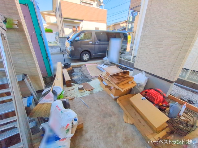 神奈川県相模原市南区南台４丁目の新築戸建て外構写真 2025年10月29日撮影