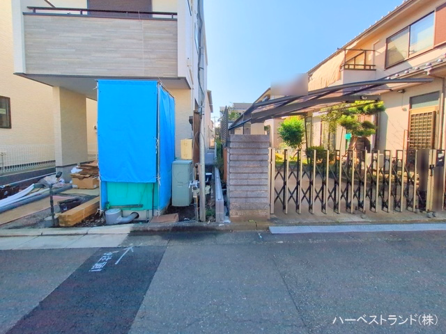 神奈川県相模原市南区南台４丁目の新築戸建て外構写真 2025年10月29日撮影