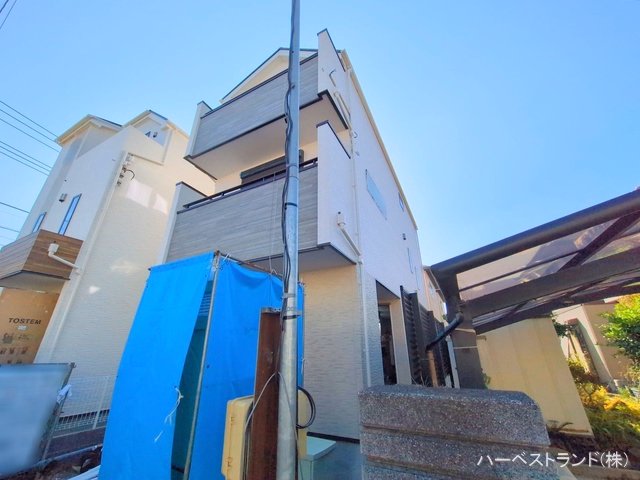 神奈川県相模原市南区南台４丁目の新築戸建て外構写真 2025年10月29日撮影