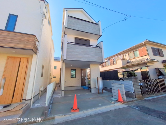 神奈川県相模原市南区南台４丁目の新築戸建て外構写真 2025年11月30日撮影