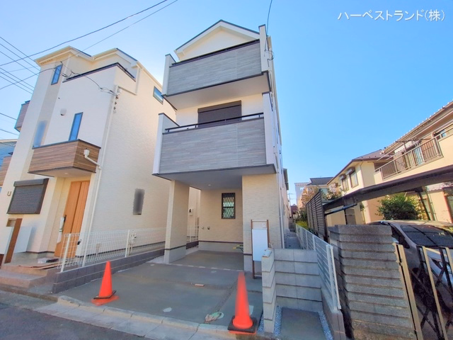 神奈川県相模原市南区南台４丁目の新築戸建て外構写真 2025年11月30日撮影
