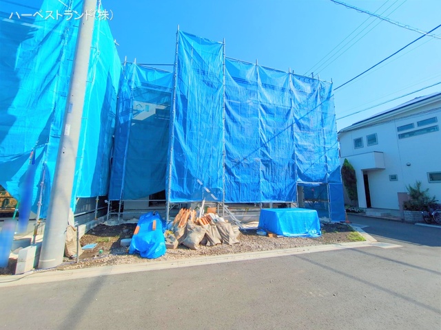 神奈川県相模原市緑区二本松１丁目の新築戸建てシート写真 2025年8月18日撮影