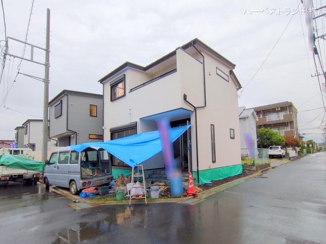 神奈川県相模原市緑区二本松１丁目の新築戸建て外構写真 2025年10月21日撮影