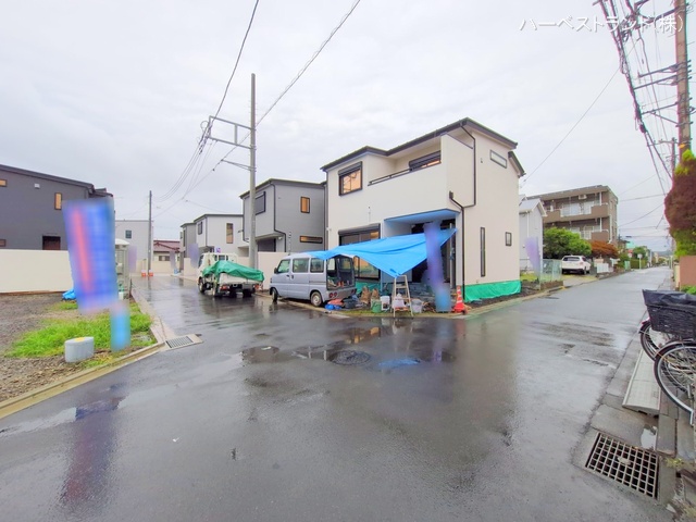 神奈川県相模原市緑区二本松１丁目の新築戸建て外構写真 2025年10月21日撮影