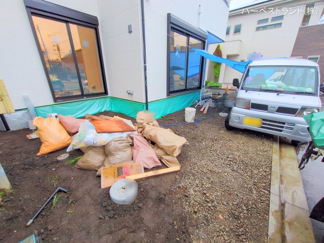 神奈川県相模原市緑区二本松１丁目の新築戸建て外構写真 2025年10月21日撮影