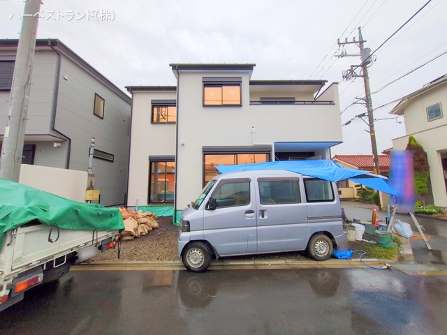 神奈川県相模原市緑区二本松１丁目の新築戸建て外構写真 2025年10月21日撮影