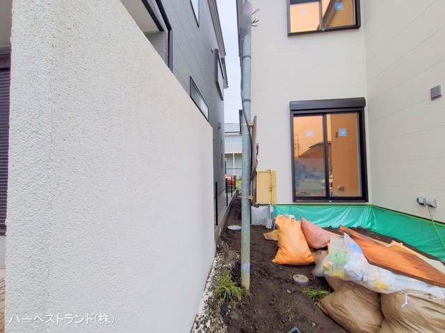 神奈川県相模原市緑区二本松１丁目の新築戸建て外構写真 2025年10月21日撮影