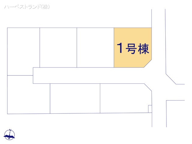 神奈川県相模原市緑区二本松１丁目の新築戸建て全体区画図 ※図面と異なる場合は現況を優先