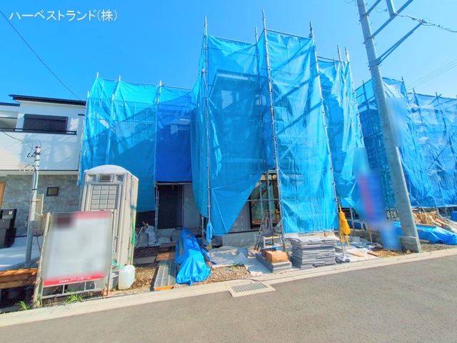 神奈川県相模原市緑区二本松１丁目の新築戸建てシート写真 2025年8月18日撮影
