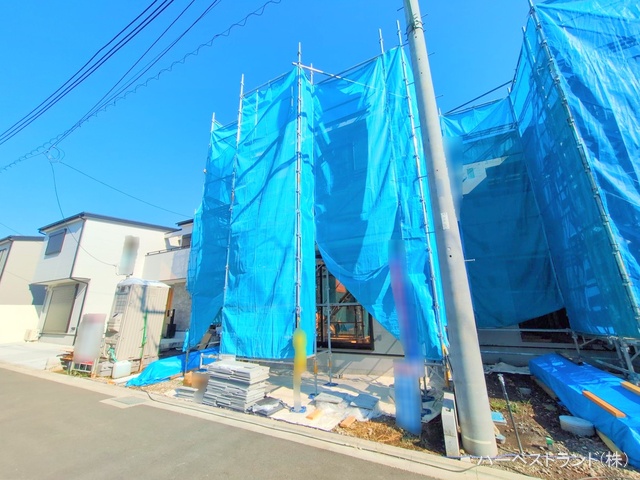 神奈川県相模原市緑区二本松１丁目の新築戸建てシート写真 2025年8月18日撮影