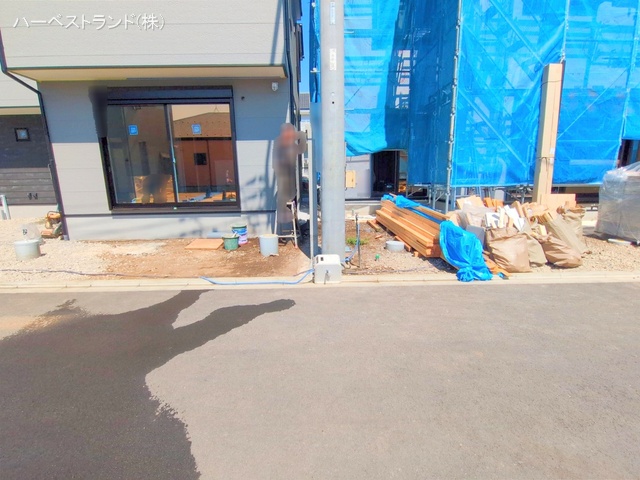 神奈川県相模原市緑区二本松1丁目の新築戸建て外構写真 2025年9月7日撮影