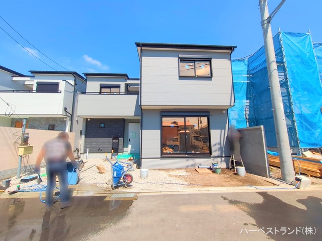 神奈川県相模原市緑区二本松1丁目の新築戸建て外構写真 2025年9月7日撮影