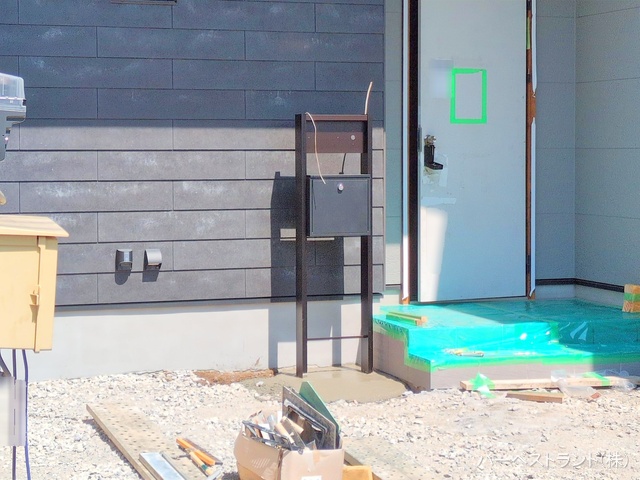 神奈川県相模原市緑区二本松1丁目の新築戸建て外構写真 2025年9月7日撮影