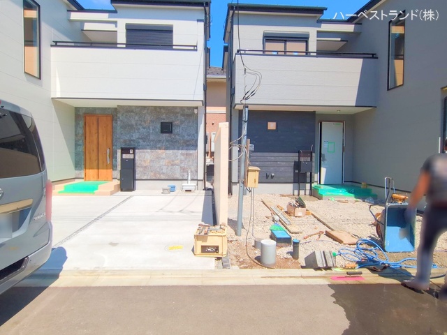 神奈川県相模原市緑区二本松1丁目の新築戸建て外構写真 2025年9月7日撮影