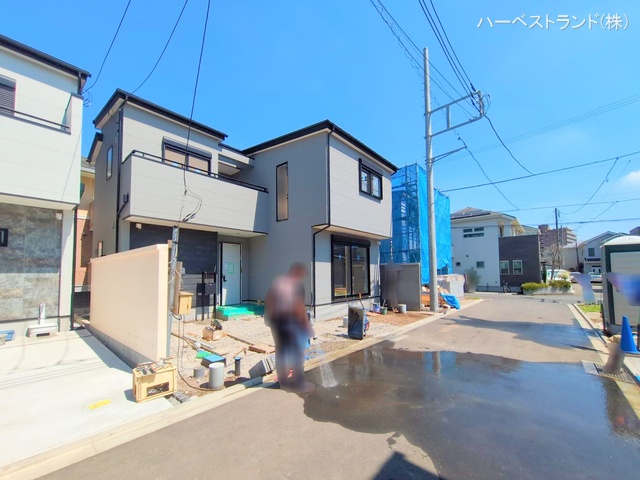 神奈川県相模原市緑区二本松1丁目の新築戸建て外構写真 2025年9月7日撮影