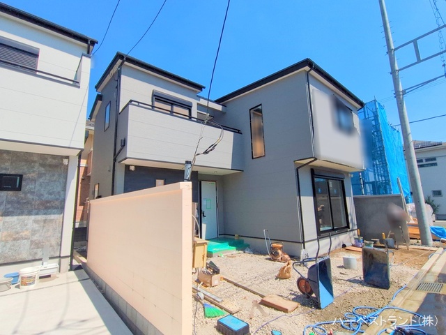 神奈川県相模原市緑区二本松1丁目の新築戸建て外構写真 2025年9月7日撮影