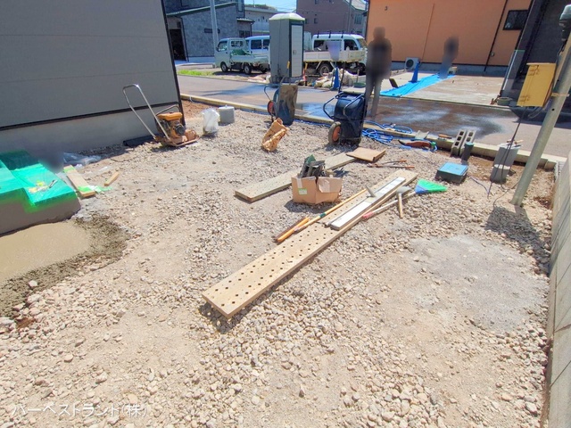 神奈川県相模原市緑区二本松1丁目の新築戸建て外構写真 2025年9月7日撮影