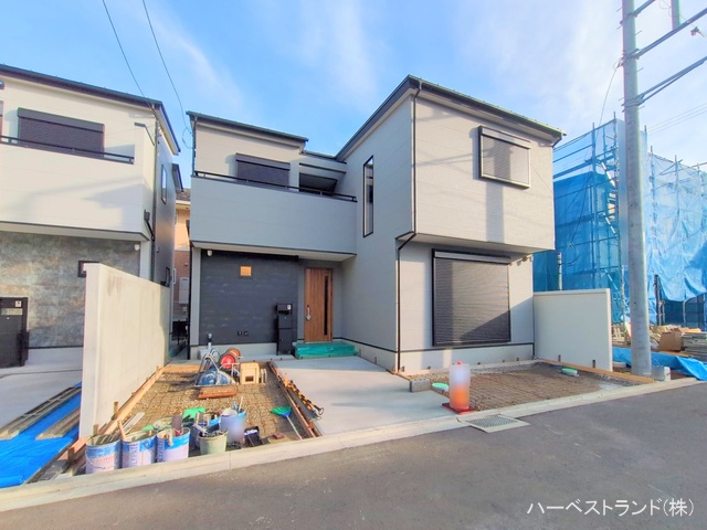 神奈川県相模原市緑区二本松１丁目の新築戸建て外構写真 2025年10月1日撮影