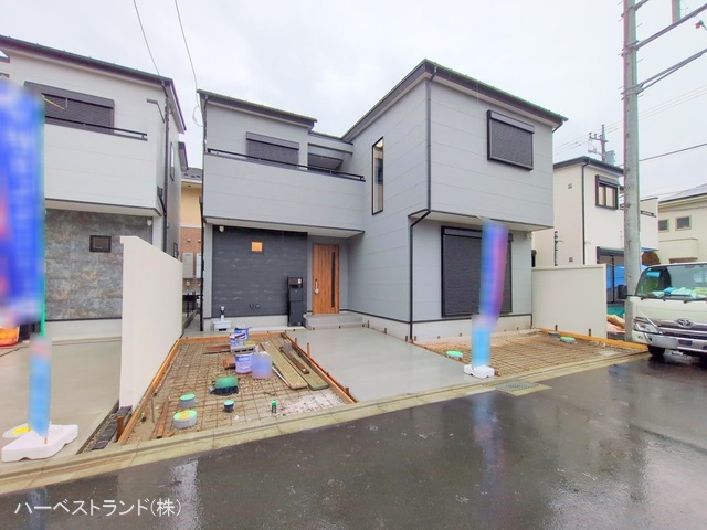 神奈川県相模原市緑区二本松１丁目の新築戸建て外構写真 2025年10月21日撮影