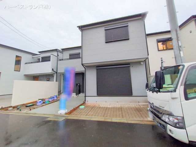 神奈川県相模原市緑区二本松１丁目の新築戸建て外構写真 2025年10月21日撮影