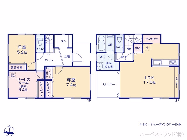 新築戸建て 二本松VII 6号棟 間取図