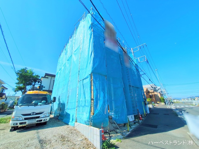 神奈川県相模原市緑区橋本７丁目の新築戸建て上棟写真 2025年8月14日撮影